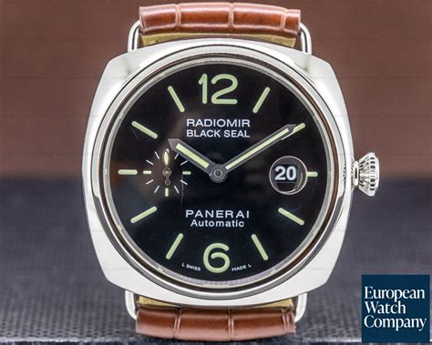 panerai black seal date|black seal panerai watch.